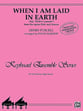 When I Am Laid in Earth-2 Pa /8hnds piano sheet music cover